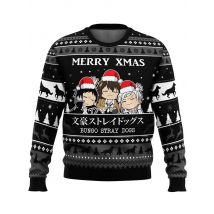 Merry Xmas Bungo Stray Dogs Ugly Merry Christmas Sweater 2026 New Fashion Men Hoodie Pullover Tops Winter Women Sweatshirt