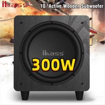 Ibass 10 Inch 300W High-Power Active Subwoofer Wireless Subwoofer Home Theater Portable Computer Digital Transmission TV Speaker