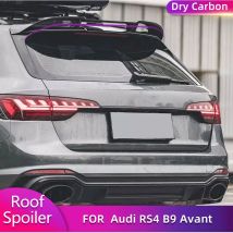 Prepreg Dry Carbon Heckspoilerflügel für Audi RS4 B9 Avant Wagon 2020 2021, Auto-Rennen, Heckspoiler, Kofferraumdeckel, Flügellippe