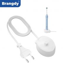 Brangdy Caricabatterie adatto per spazzolino elettrico Oral B serie iO 3 4 5 6 1000/3000/5000/7000/7500 Base caricabatterie induttivo impermeabile