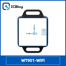 9-Achsen-WLAN-Haltungssensor, Beschleunigungsmesser, Gyroskop, Haltwinkel, magnetisches Feld, Neigungsmessung WT901-WiFi