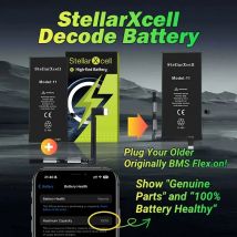 Batteria StellarXcell crack senza messaggio pop up per iPhone 11promax 12promax13Pro Max 14ProMax Batteria sostitutiva + strumenti