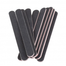5 limas de uñas con tablero de esmeril, limas de papel de lija rectas para manicura DIY de arte de uñas