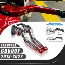 Per Honda CB500F 2013-2022 CB 500F CNC Leva Frizione Leva Freno Set Maniglia Pieghevole Regolabile Leve Parti Del Motociclo