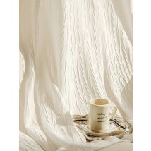 Japanischen stil weiß plissee vorhang garn wohnzimmer balkon schlafzimmer licht opaque weiß garn chiffon vorhang garn benutzerdefinierte tüll