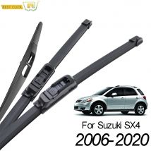 Auto Parabrezza Spazzole Tergicristallo Per Suzuki SX4 /SX4 S-Cross Lunotto Anteriore Posteriore 2006 2007 2008 2009 2010 2011 2012 2013 2014 2015