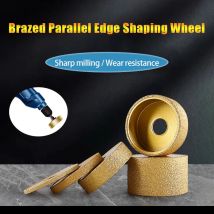 1 Stück Parallelprofil-Formrad, 20 mm Dorn, vakuumgelötete Diamantkanten, Rad für Fliesen, Quarzstein, Marmor, Granit, Felsen, Stein