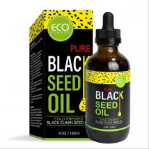 Olio di semi neri puri da 30 ml/120 ml: estratto naturale di comino nero pressato a freddo per una nutrizione profonda.