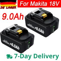 Batteria 18V Per Makita BL1850B Li-Ion 18V 9000mAh BL1840B BL1860 BL1890 BL1815 BL1830 BL1835 Batterie per trapani a batteria LXT400 DE