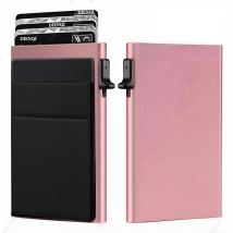 RFID Kreditkarten inhaber Männer dünne schlanke Mini minimalist ische Brieftaschen Luxus Metall Bank ID Cardholer Fall Brieftasche für Männer Carteras Wahl