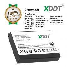 GPS, Navigator 2600mAh Battery For Garmin 010-11143-00 361-00038-01 Nuvi Zumo 600 650 660 510 Aera 500 550 220 660LM 560