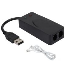 2024 Neues Faxmodem, externer USB2.0-56-K-Modemtreiber mit Einzel-/Doppelanschluss, Plug-and-Play-USB-Modem, Standard und erweiterter Befehl