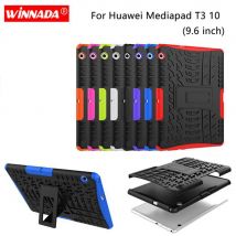 Für Huawei Mediapad T3 10 Hülle T3 9,6 Zoll AGS-L09 AGS-L03 AGS-W09 Rüstungshülle Tablet TPU + PC stoßfeste Standabdeckung