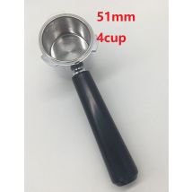 51mm  4cup Portafilter 15-20bar Espresso coffee maker parts filter holder super cup coffee