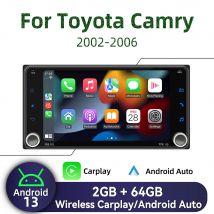 Autoradio Android Car Multimedia 2 Din Per Toyota Camry 2002-2006 7 "Schermo Senza Fili Carplay Radio GPS BT WIFI Unità Principale Stereo