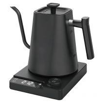 110V/220V Gooseneck Electric Kettle 1.0L Hand Brew Coffee Pot Smart Temperature Control Pot 1200W Rapid Heating Kettle Teapot
