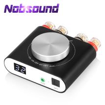Nobsound Q10 Mini Digital AUX/amplificatore ottico Bluetooth 5.0 ricevitore HiFi classe D Desk Power Amp 100W + 100W