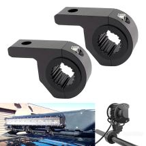 Motorcycle LED Headlight Clamps Brackets 1" 1.25" Tube Clamp Mount Kit For Motorcycle Spotlights Fog Light Mount Accessories