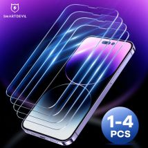 SmartDevil 2PCS Screen Protector for iPhone 17 Pro Max 17 Air 16 Pro Max 15 14 13 Tempered Glass 9H HD Front Film for iPhone 17