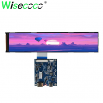 Gestreckter Balkenbildschirm 7 Zoll 280×1424 LCD-Display IPS 400 Nits Helligkeitsstärke 3:1 6,9 Zoll langes Streifen-LCD-Display MIPI-Treiberplatine