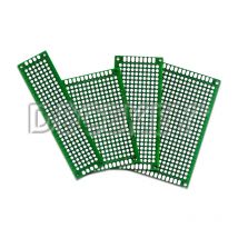 4 teile/los 2X8 3X7 4X6 5X7 Doppelseitige PCB Kit Mixed Prototyp Board Schaltung Protoboard Universal Stripboard Gedruckt Set