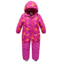 Children's Warm Snowboarding Wear,Winter Boys Girls Jumpsuit,Kids Ski Suits,One-piece Hooded Waterproof Windproof Outdoor -20℃