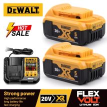 1–4 Stück 20 V 5,0 Ah, Dewalt-Akku 18 V, DCB200 18650 Ersatz-Li-Ionen-Akku, DeWalt 20 V Akku, DCB205 DCB201 DCB203 Elektrowerkzeug