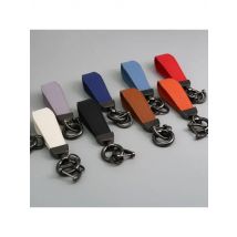 Personalize Car Key Chains Lase Custom LOGO Lamb Leather Keychain Vintage Engrave Company Name Number Keyring for Men and Women