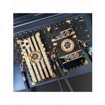 Luxury Glitter  Rose Flower Cover for iPhone 16 Pro Max 16E 14 PRO Crossbody Lanyard Case for iPhone 15 PRO MAX 11 12 13 14 Plus