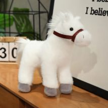 Simulierte süße Pferdepuppe, Pferd, Stofftier, Geburtstagsparty-Geschenke für Mädchen und Jungen
