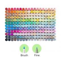 Ohuhu Honolulu 216 Colors Marker Pen Set Alcohol Art Markers Refillable Dual Tips Sketching Drawing Manga School Art Supplies