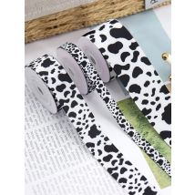 Cute Cow Pattern Decoration Bow-knot Grosgrain Ribbons,Multiple Sizes,22301-4 10Yards Bow Cap DIY Decorations
