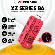 Zombie Cat B8 TWS Auricolari wireless Collana Design Cuffie Bluetooth 5.4 Chiamate ENC Auricolari wireless con riduzione del rumore con microfono