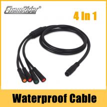 Julet 1 bis 4, Kabelbaum, Hauptkabel, wasserdichter Draht für Elektrofahrrad, Gas, LCD-Bremse, wasserdichter Stecker