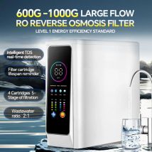 BROVA RO purificador de agua, máquina de beber directa para el hogar, filtración de ósmosis inversa de agua del grifo de cocina 2024 nuevo Pro600-1000G