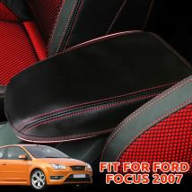 Maßgeschneiderte Auto-Armlehnenabdeckung für Ford Focus 2007. Mikrofaserleder, wasserdicht und kratzfest, direkte Installation