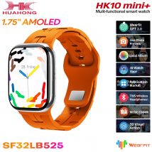 Nuovo Smart watch HK10 Mini plus Serie 10 Frequenza cardiaca AMOLED Uomo Donna Pressione sanguigna Navigazione 2.0 Pagina 3D che gira AI quadrante dell'orologio