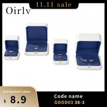 Oirlv Luxus-Schmuck-Geschenkbox zur Aufbewahrung von 2 Ringen, weißes Pu-Leder, Ring-Halsketten-Geschenkboxen, große weiße Armbandboxen für Schmuck