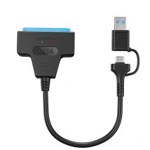 Nuovo cavo USB 3.0 3.1 da SATA a USB adattatore per disco rigido da USB 3.0 a SATA III compatibile con dischi rigidi da 2.5 pollici SSD supporto UASP