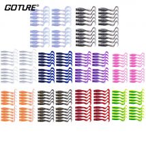 Goture 20 Teile/los Weiche Angeln Locken Set PVC Wobbler Swimbait mit Köder Fisch Geruch Wurm Köder 50mm 1,19g künstliche Köder Pesca
