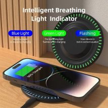 30 W kabelloses Ladegerät-Pad-Ständer für iPhone 16 15 14 Samsung Xiaomi Kopfhörer-Handy-Ladegeräte Induktions-Schnellladestation