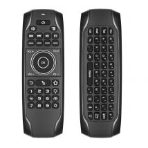 G7BTS-ratón inalámbrico retroiluminado para TV box, dispositivo de Control remoto con teclado para Android TV Box