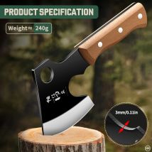 1 szt. nóż outdoorowy z kutego ręcznie ze stali wysokowęglowej, nóż do krojenia, nóż do cięcia, specjalny nóż do cięcia kości