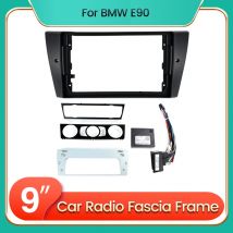 9-Zoll-Autoradio-Faszienrahmen-Adapter für Toyota RAV4 Rav 4 2005–2013 Android 2 DIN-Player Montage Facia Netzkabel-Kabel-Set