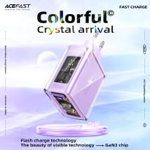 ACEFAST GaN Ladegerät 65W USB Typ C PD Schnellladegerät mit Quick Charge 4.0 3.0 USB Telefonladegerät für MacBook Laptop für iPhone 17