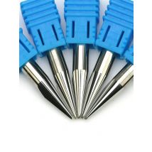 20 Degree 3.175x0.2MM Round Nose V Sharp Tools PCB Engraving Bits CNC Mill Cutter,Carbide CNC Router Bits Engraving End Mill 3D