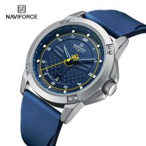 NAVIFORCE Orologio da polso al quarzo casual Moda Orologi da uomo impermeabili Sport Cinturino in silicone Orologio luminoso maschile Relogio Masculino