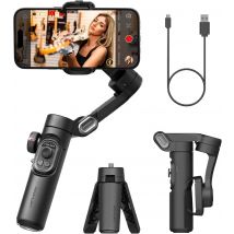 AOCHUAN 3-osiowy ręczny stabilizator gimbalowy SmartXE do smartfona iPhone Android AI śledzenie twarzy TikTok Vlog