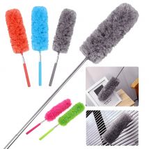 1pc verstellbare Mikro faser Staub bürste dehnbare Feder Staub tuch Home Haushalt Klimaanlage Auto Möbel Reinigungs bürste