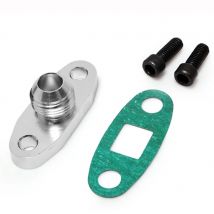 Billet Turbo Oil Drain Return Flange 10AN For GT28 GT30 GT35 M8 Hole EP-TF008